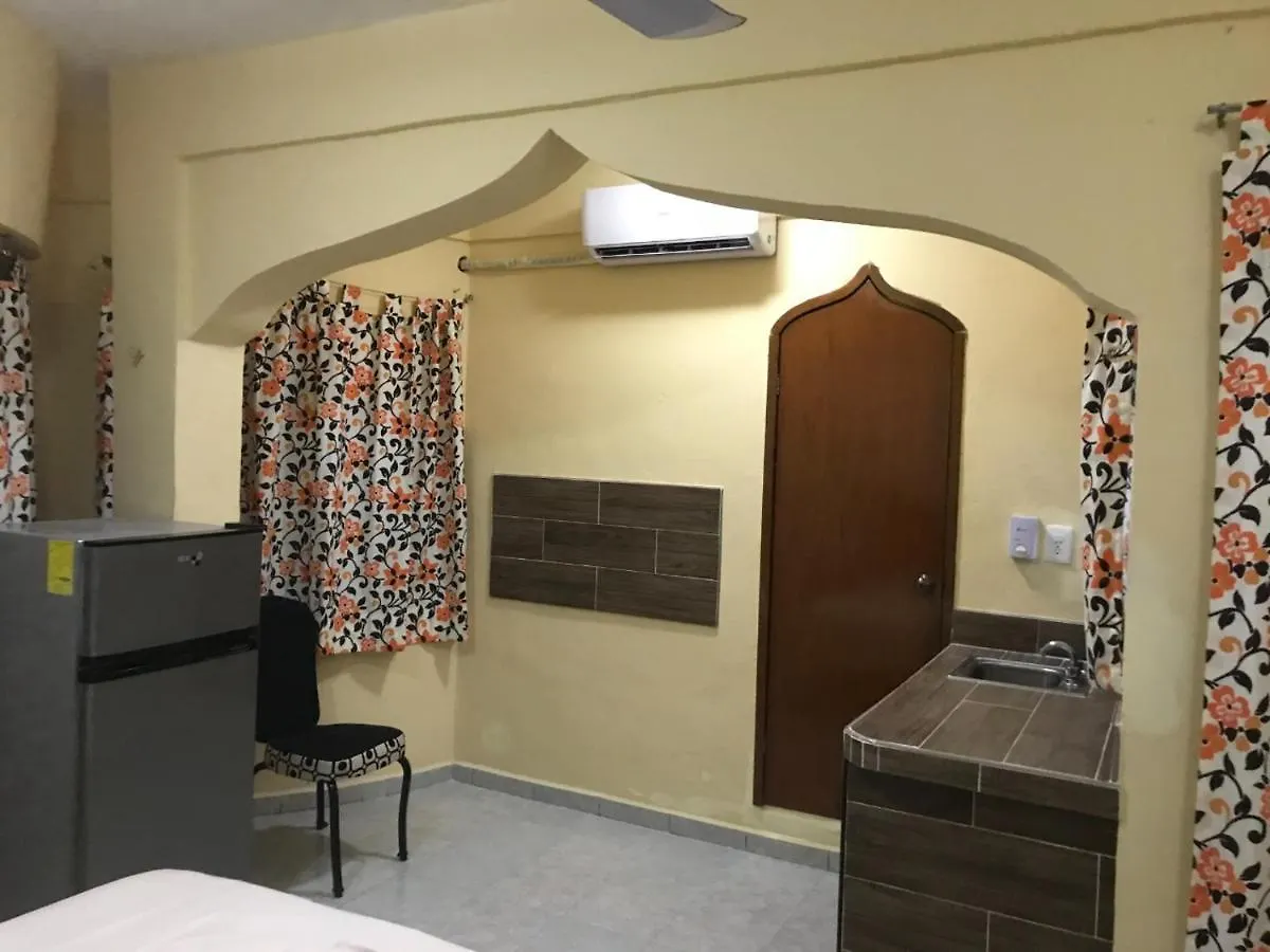 Quarto em Acomodações Particulares Casa Árabe Apartamento Playa del Carmen